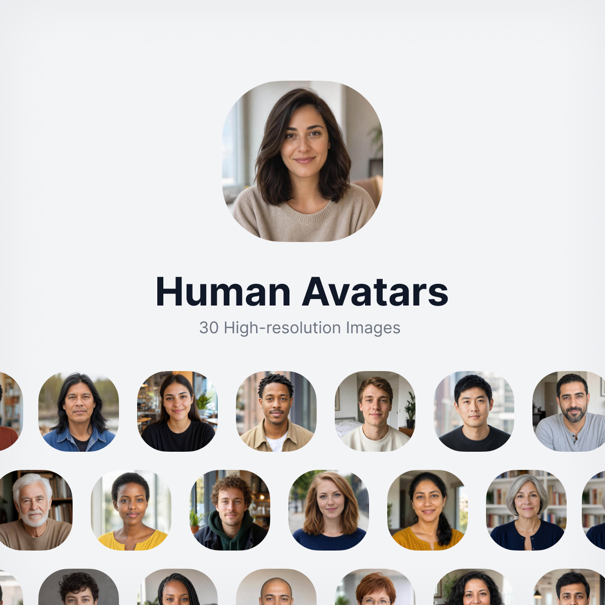 Human Avatar Pack Preview