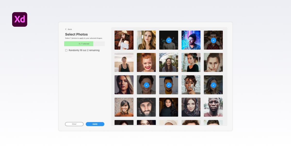 UI Faces plugin for Adobe XD