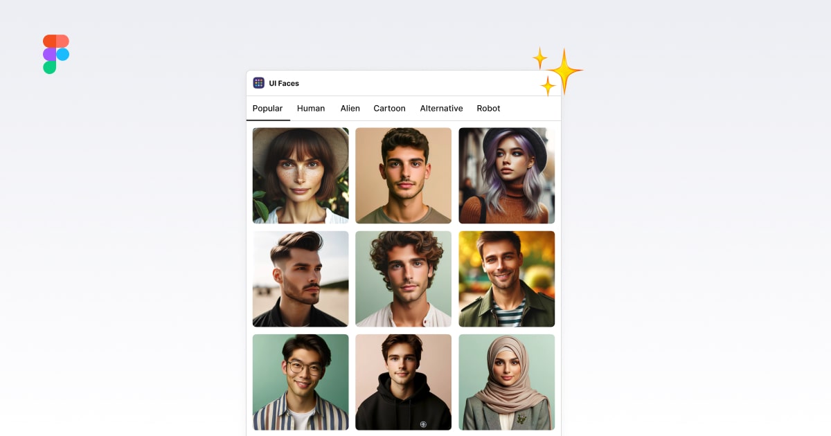 UI Faces plugin for Figma